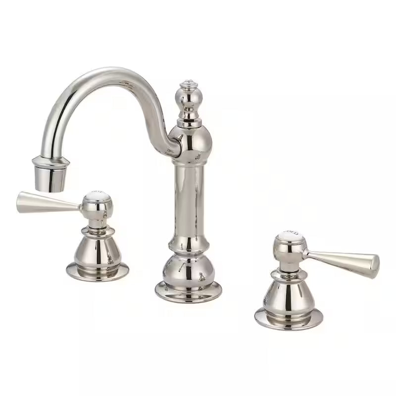 8 in. 2-Handle High Arc Lavatory Faucet in Polished Nickel Q19868