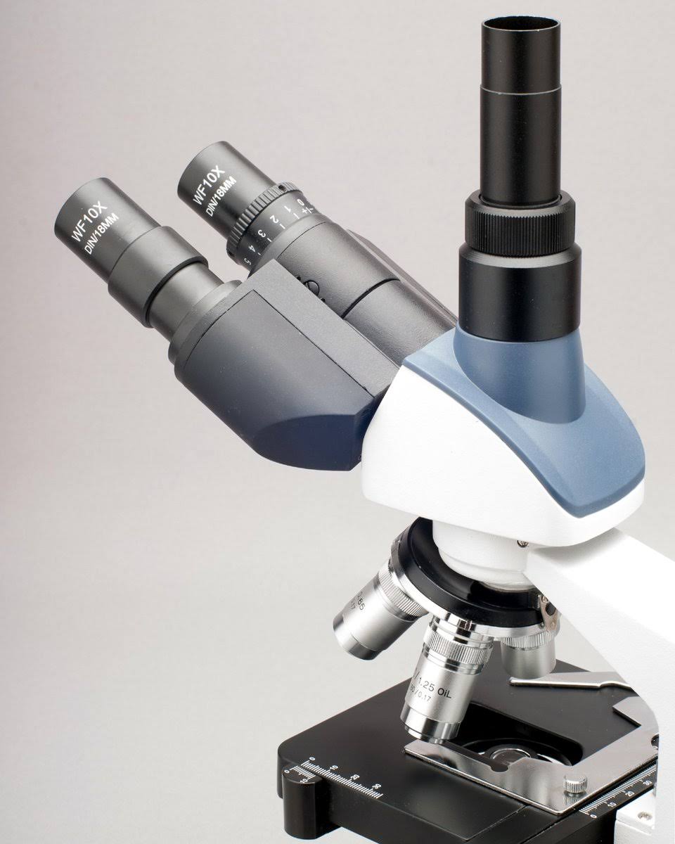 2000X LED Trinocular Compound Microscope with 3D Mechanical Stage and 9MP Camera U9879