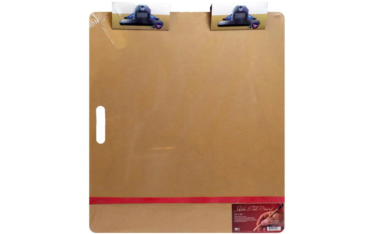 Sketch Tote Board 23" x 26" with Handle, Clips and Elastic Band B91594
