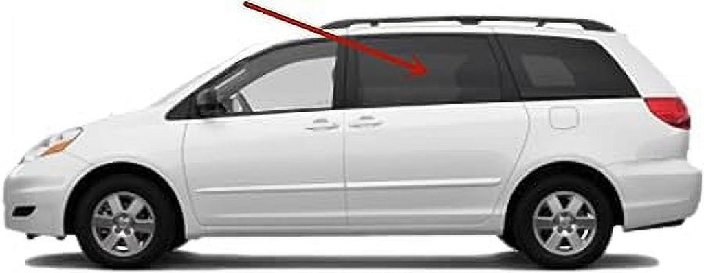 Left Side Rear Sliding Cargo Door Glass for Toyota Sienna Mini Van 2004-2010 Y7448