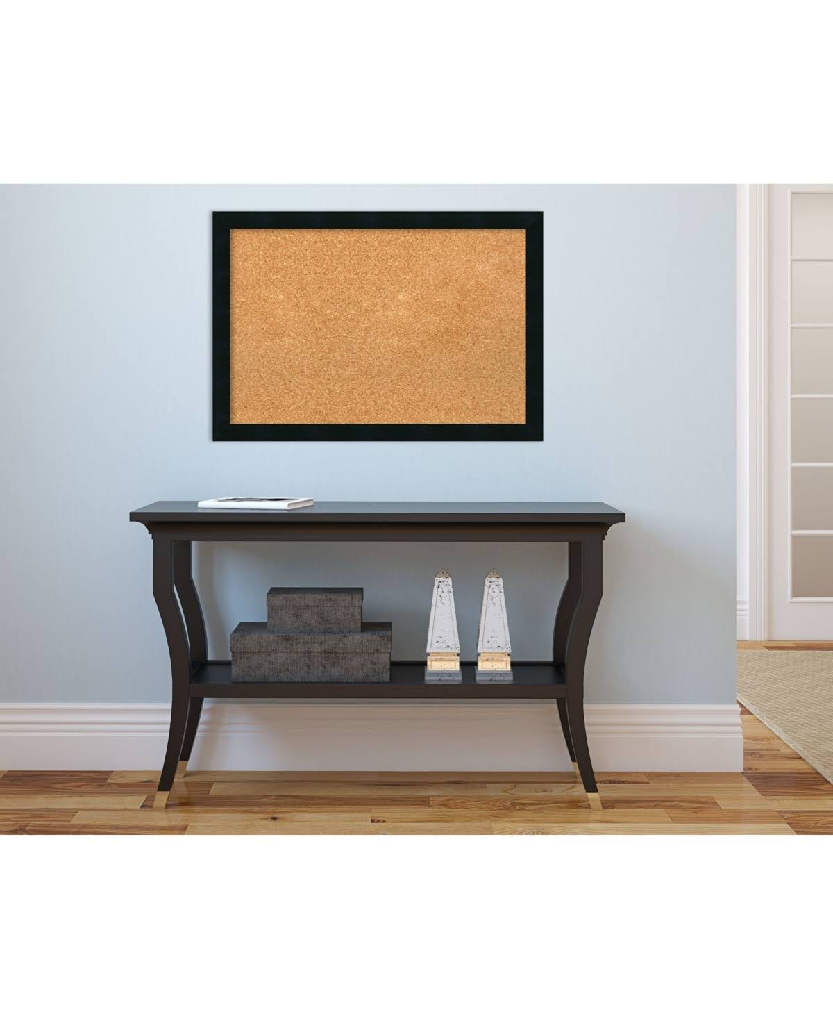 Black Framed Cork Board B20001