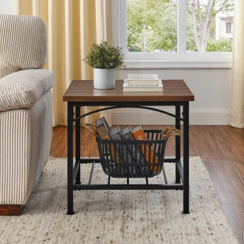 Coffee Table Set of 3 with Storage Shelf X51584