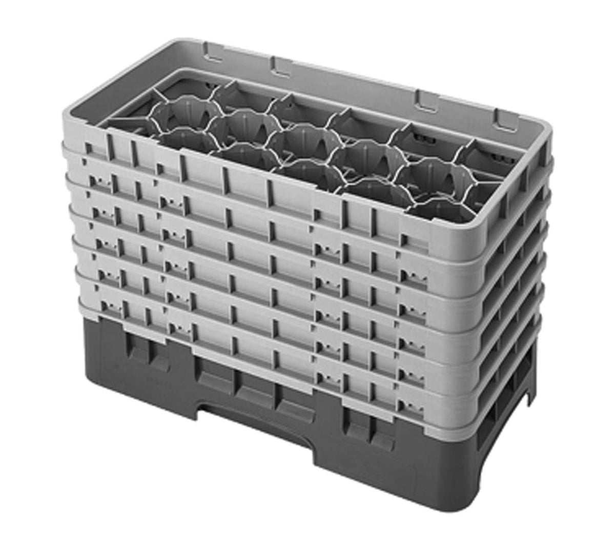 17 Compartments Glass Rack Y478648
