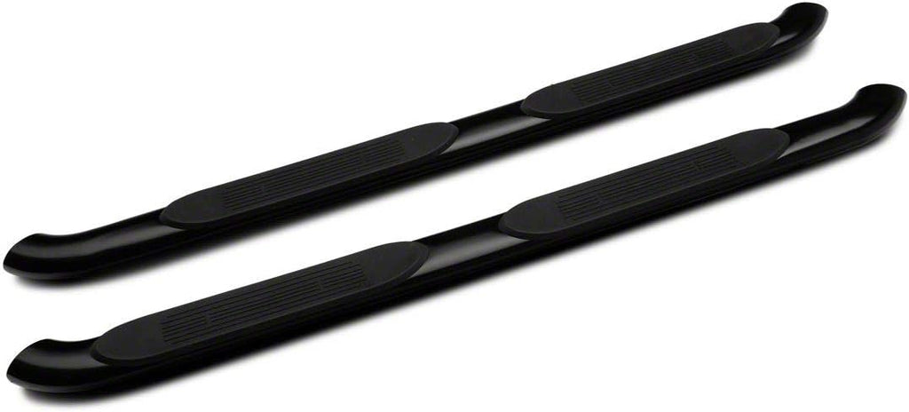 Black Oval Bent End Side Step Bars A23674