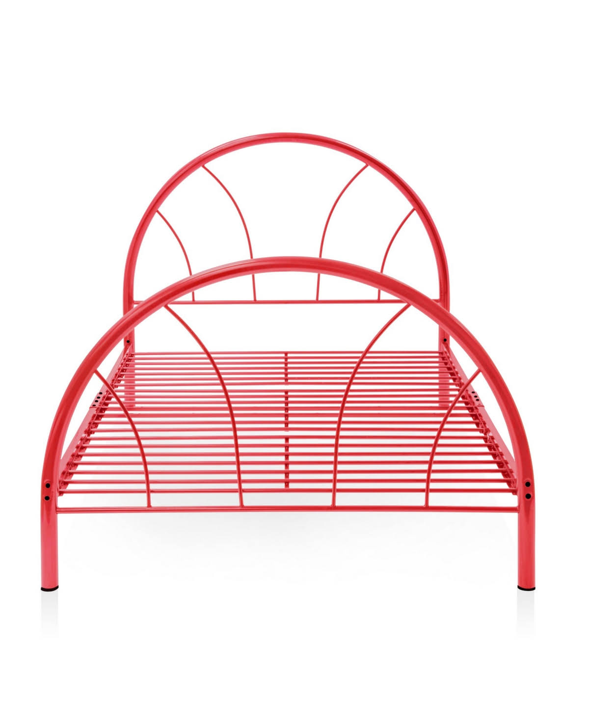 Red Full Metal Arch Bed B703