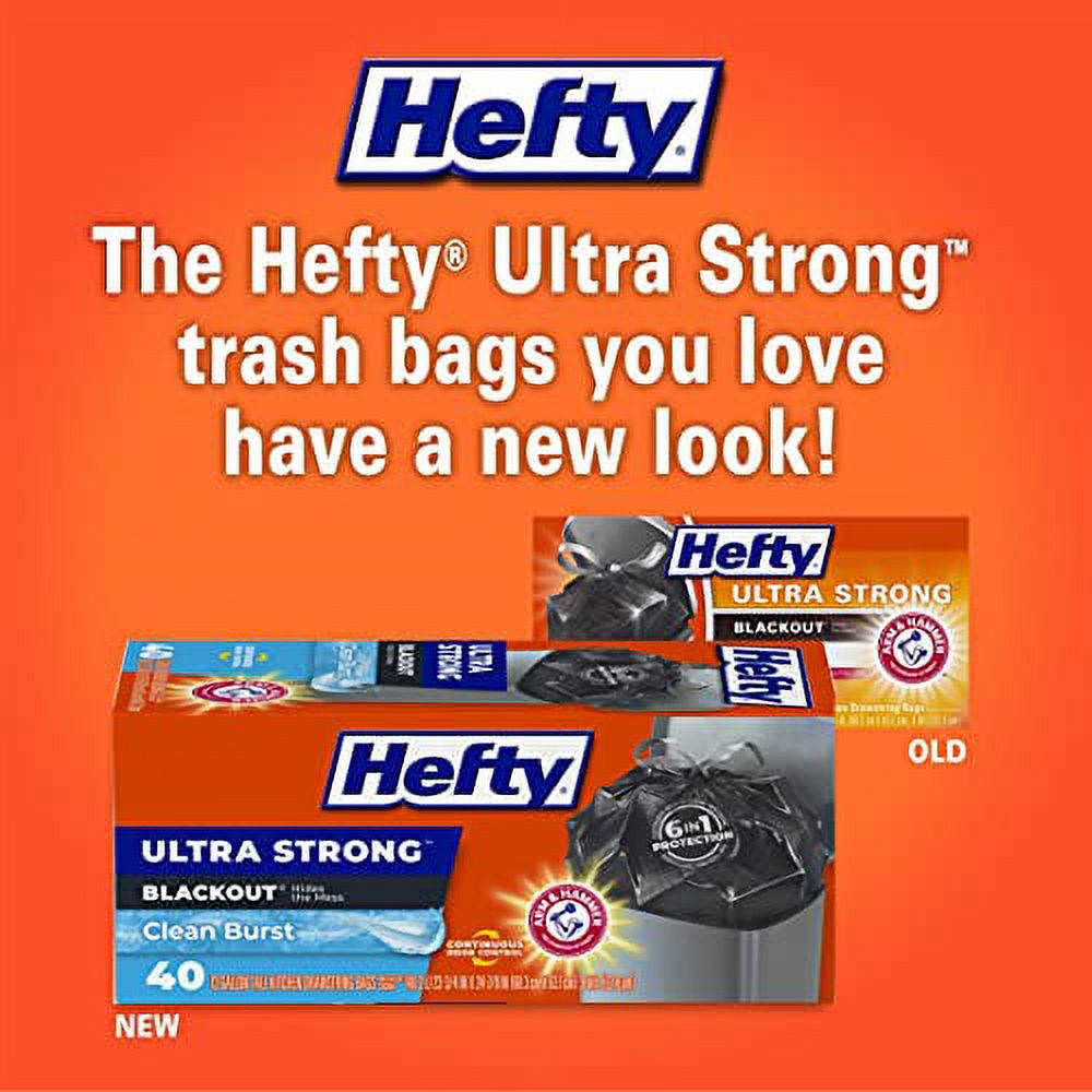 Blackout 13 Gallon Tall Kitchen Trash Bags, 80 Count B772