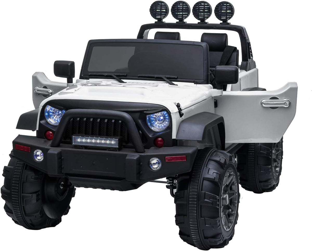 12V Kids Ride On Cars Truck with Remote Control Orange S34338