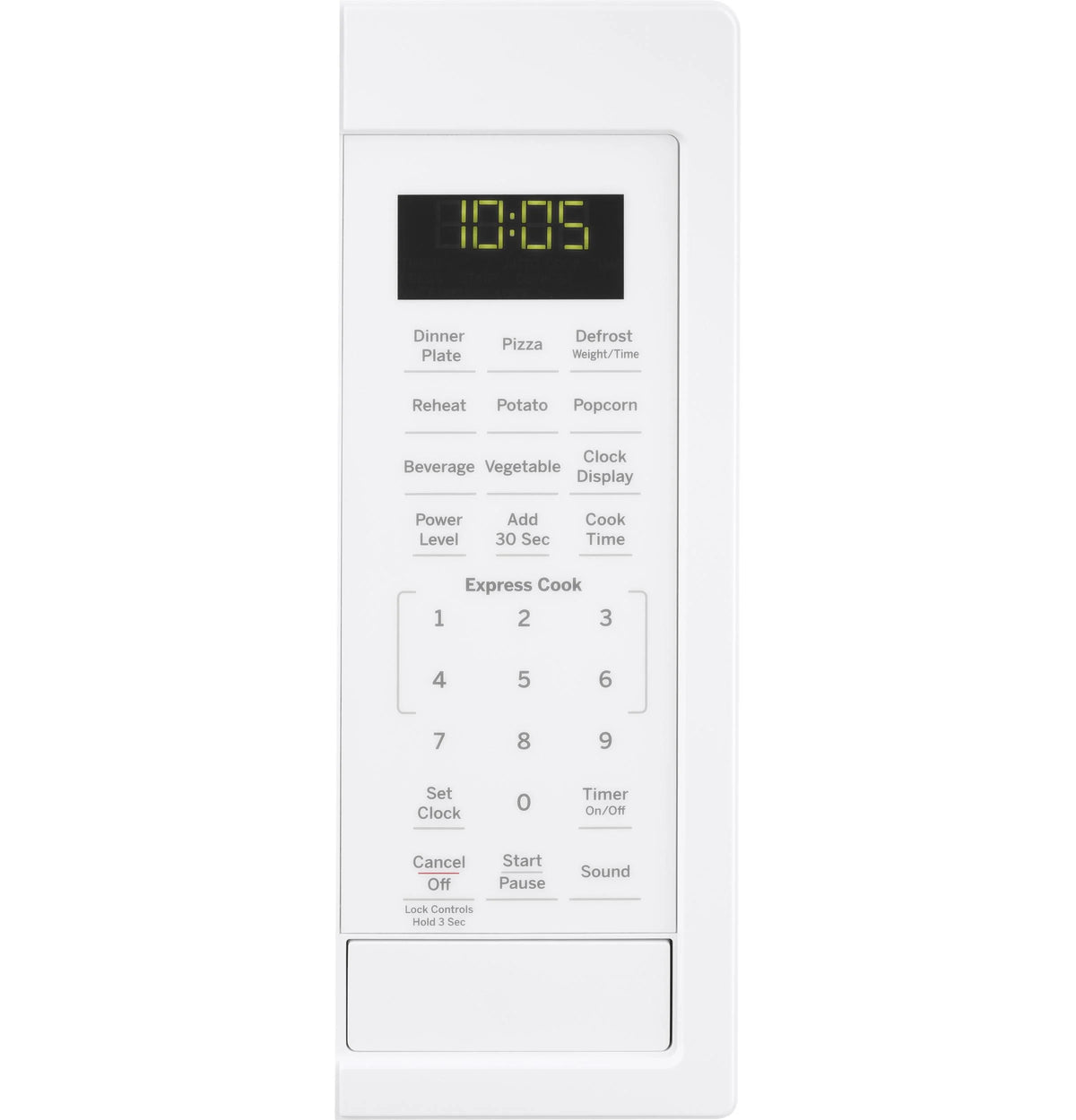 0.9 Cubic Foot White Countertop Microwave Oven O64031