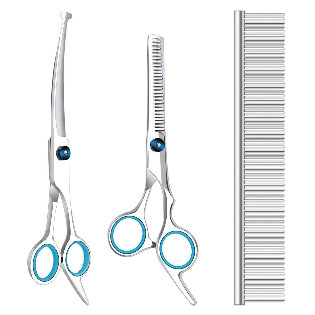 Dog Grooming Scissors with Safety Round Tips W8495