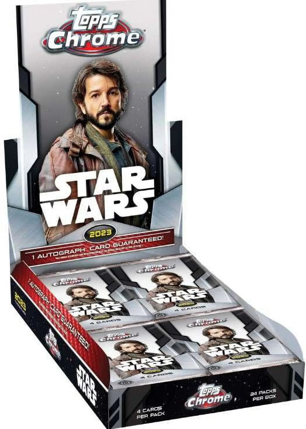 Star Wars Chrome Trading Card Box 24 Packs B3433