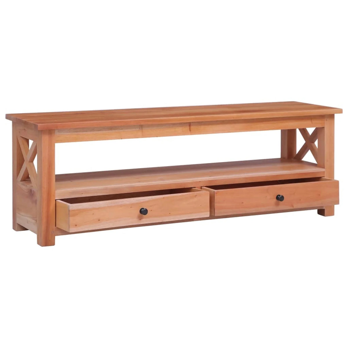 Solid Mahogany Wood TV Cabinet U941515