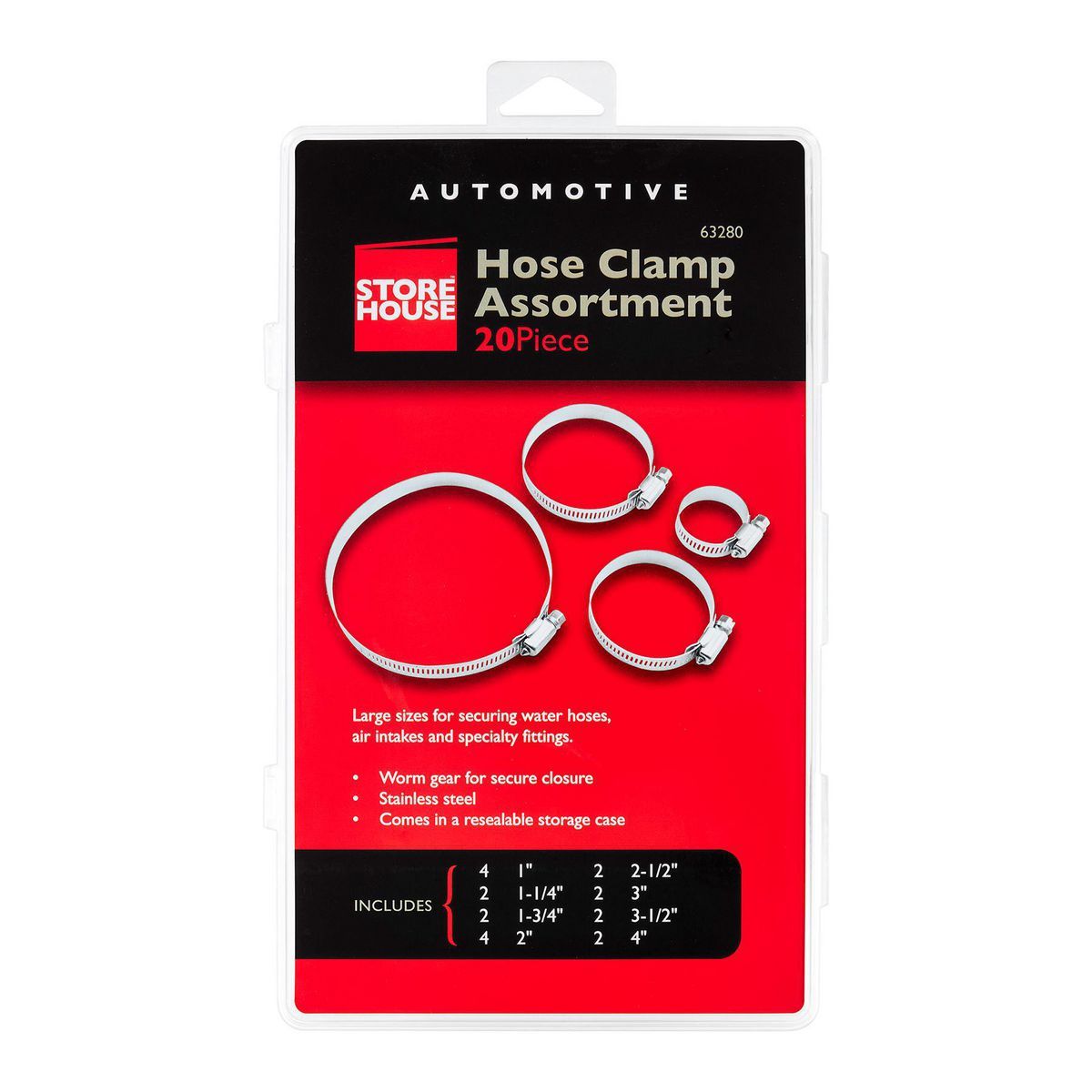 20 Piece Large Hose Clamp Assortment M230