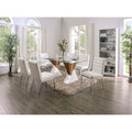 Wood & Tempered Glass Dining Table E566127