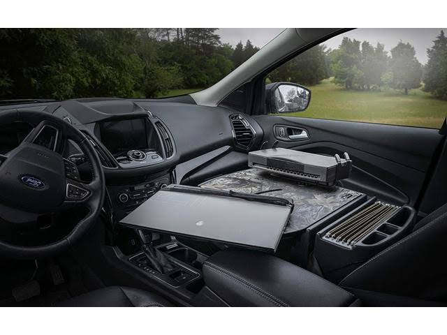 Camouflage Car Desk with Built-in Power Inverter and Printer Stand Y64970