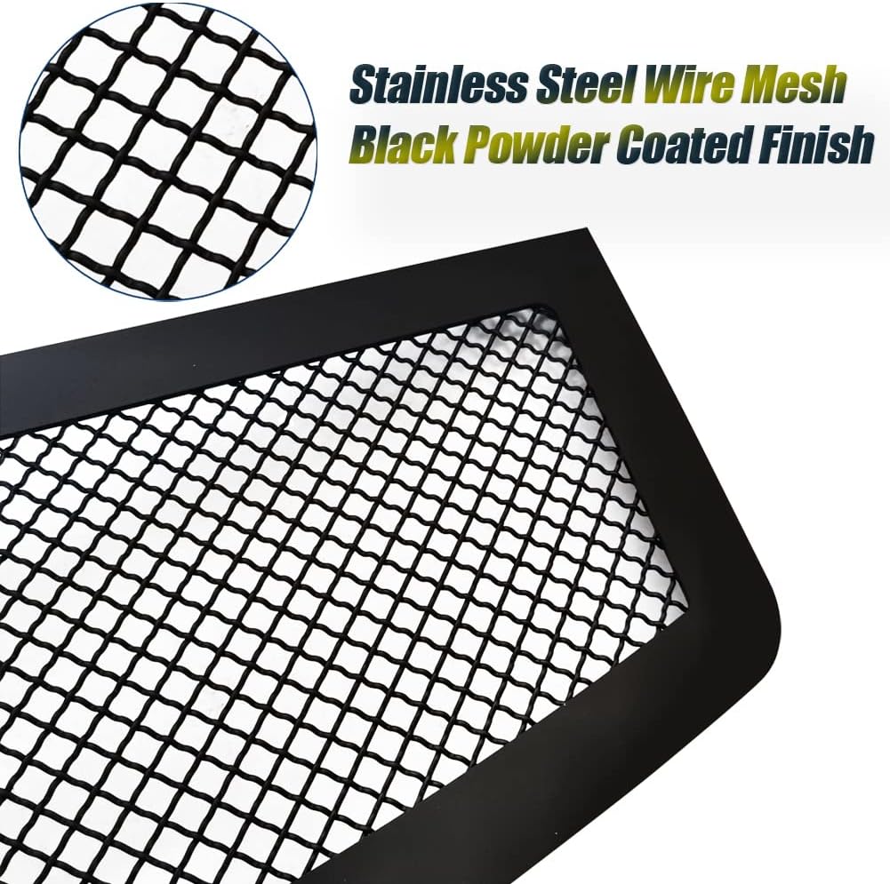 Stainless Steel Black Mesh Grille Insert V683
