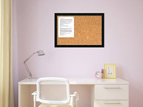 Black Framed Cork Board B20001
