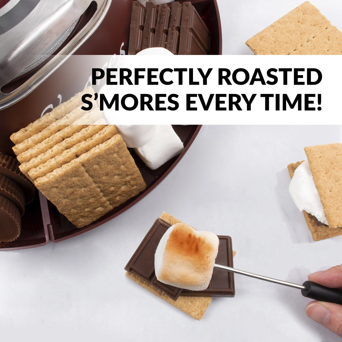 Indoor Electric Stainless Steel S'mores Maker S7695