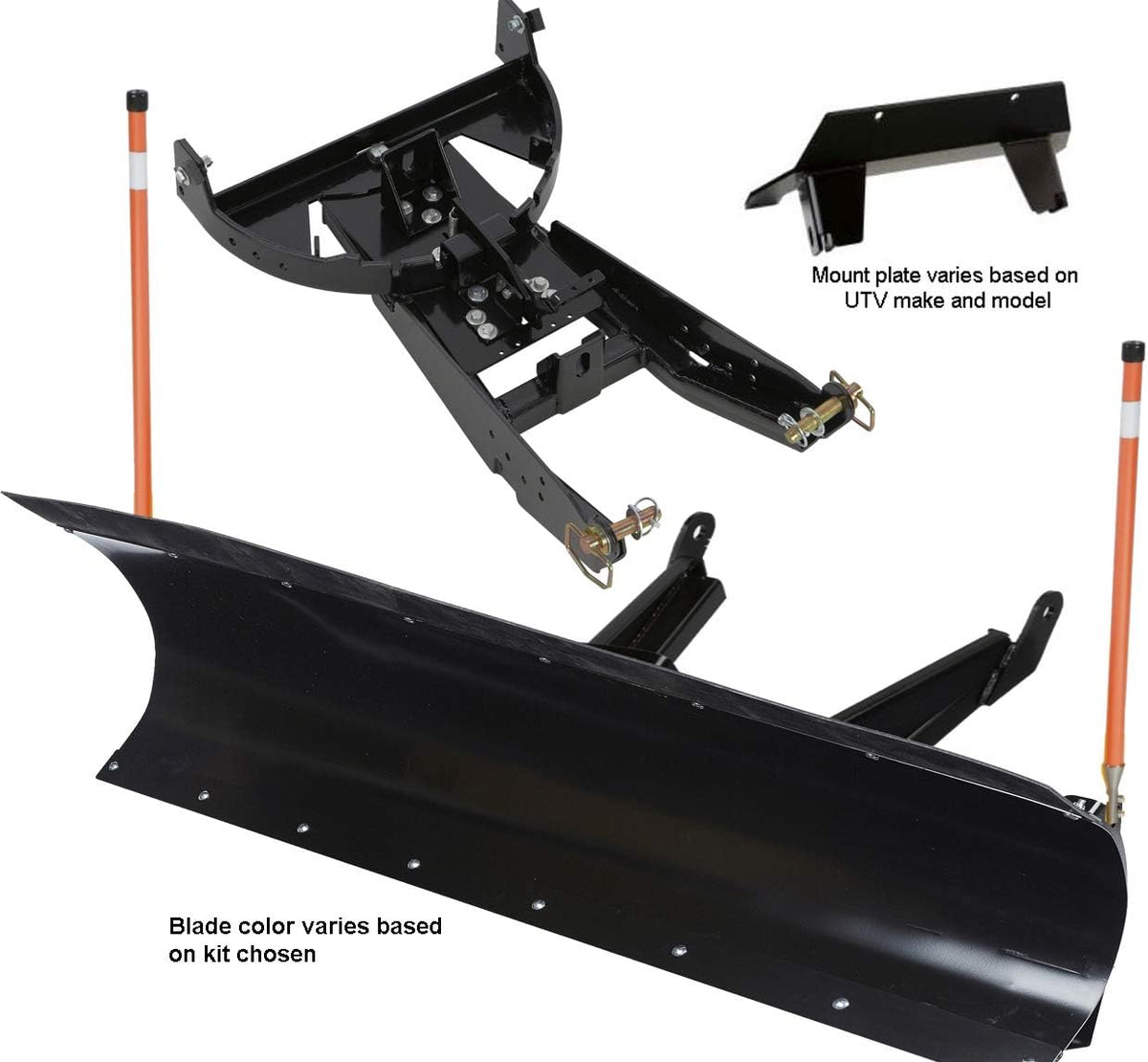 72 inch Black UTV Snow Plow Kit E189414