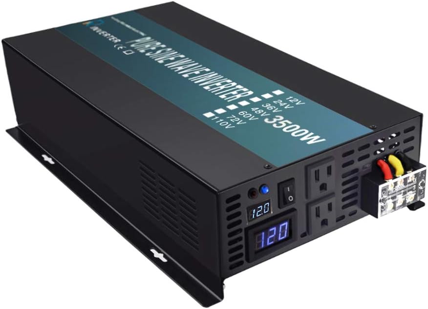 3500W 12V Black Power Inverter Q112741