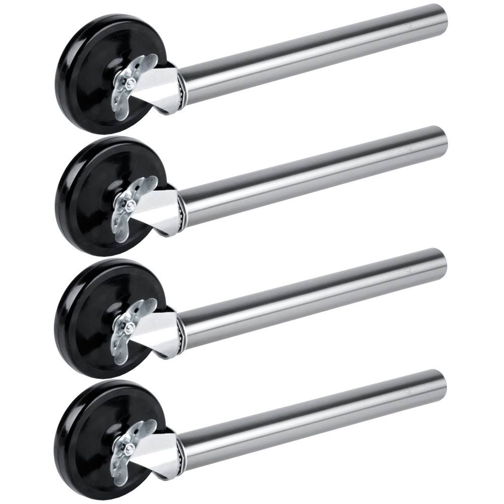 5x22 Food Table Stem Casters with Legs - 4/Set D569421