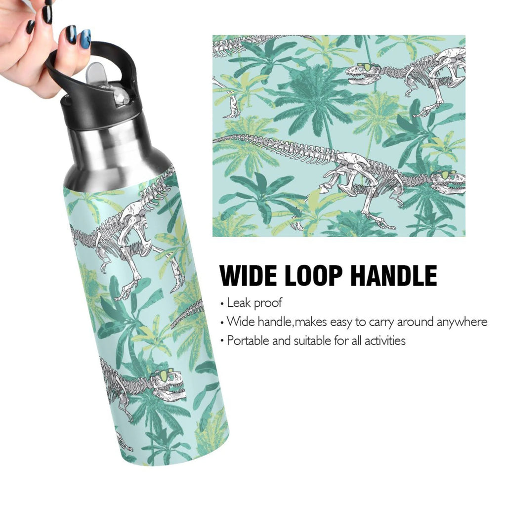 Stainless Steel Water Bottle with Straw Lid Vacuum Insulated 20 OZ T272