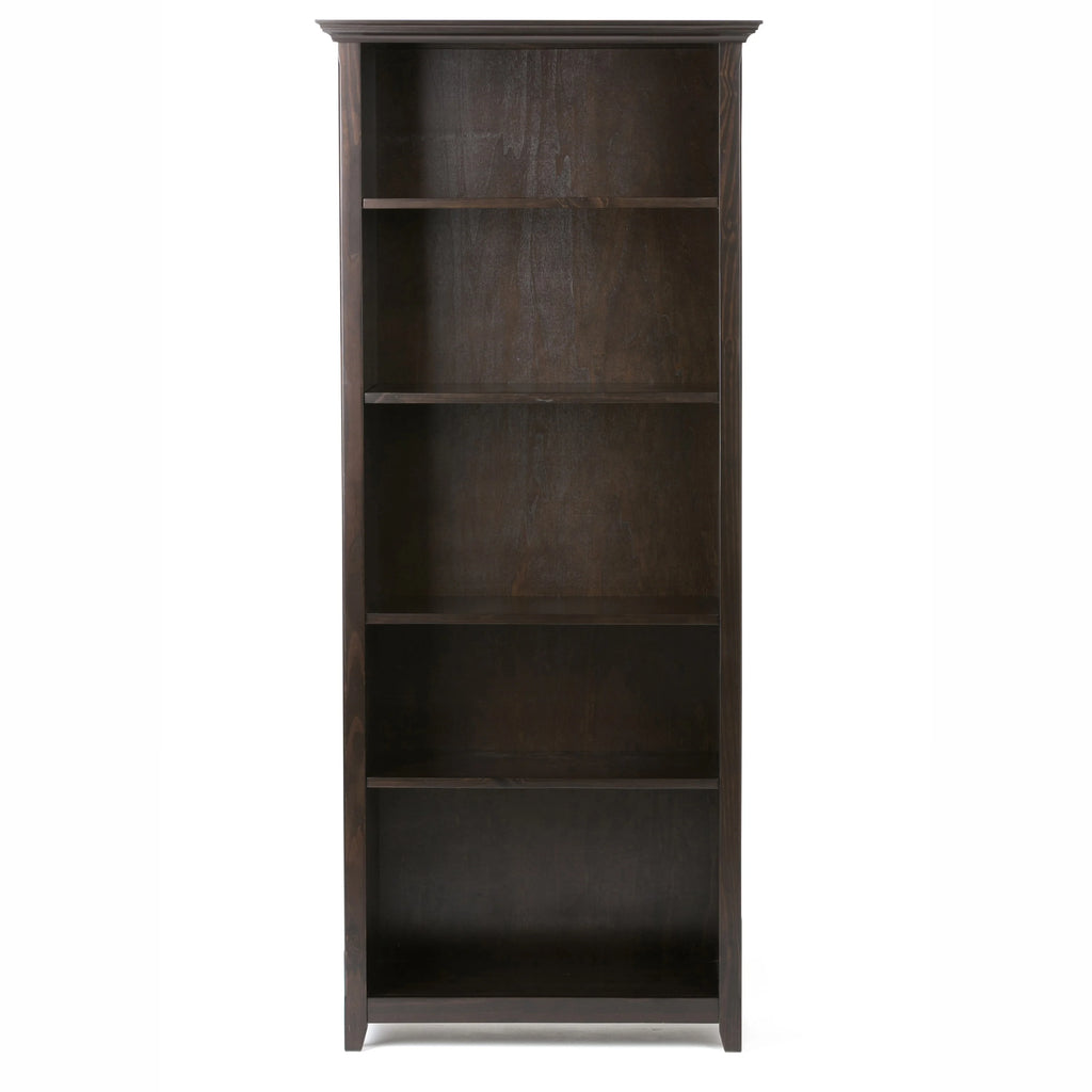 Solid Wood 5-shelf Bookcase S870
