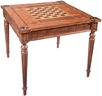 Multi Game Card Table in Antique Cherry Y42282