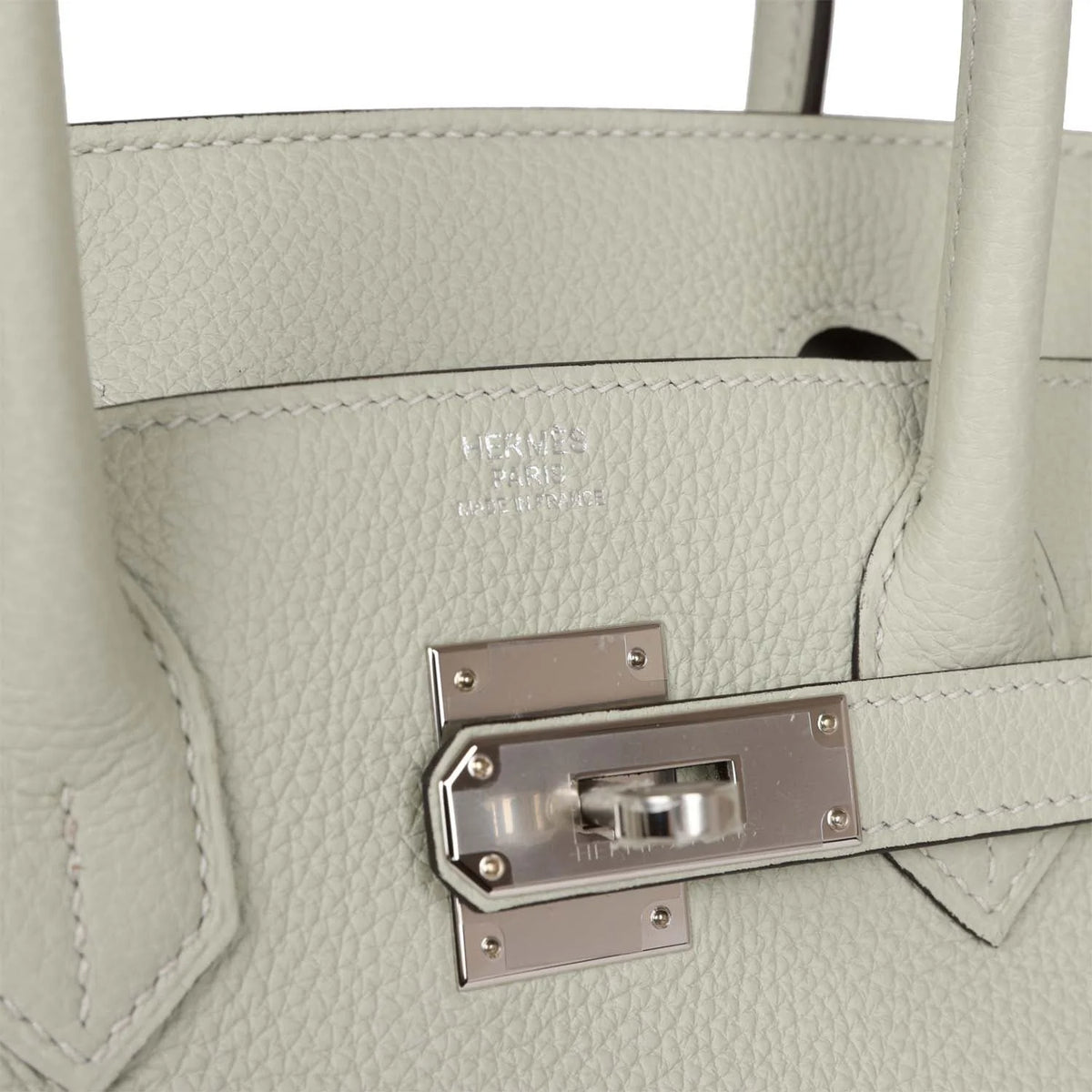 Birkin 30 Gris Neve Togo Palladium Hardware O894
