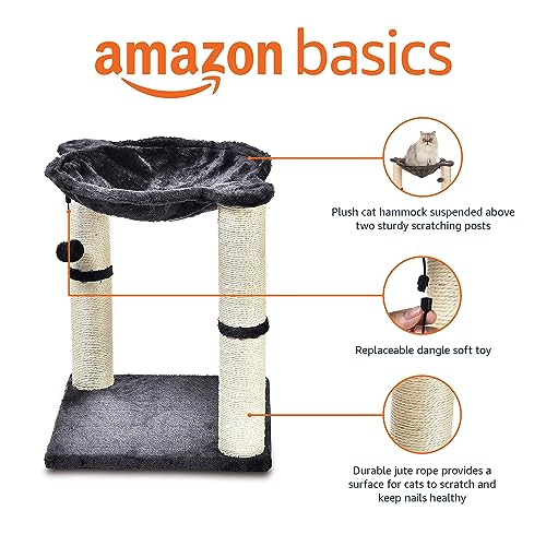 Cat Condo Tower with Hammock Bed and Scratching Post Y1711
