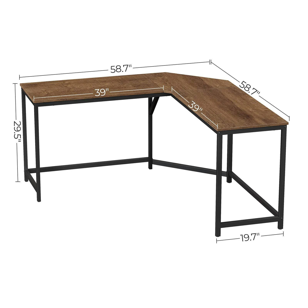 L-Shaped Corner Computer Desk L247789