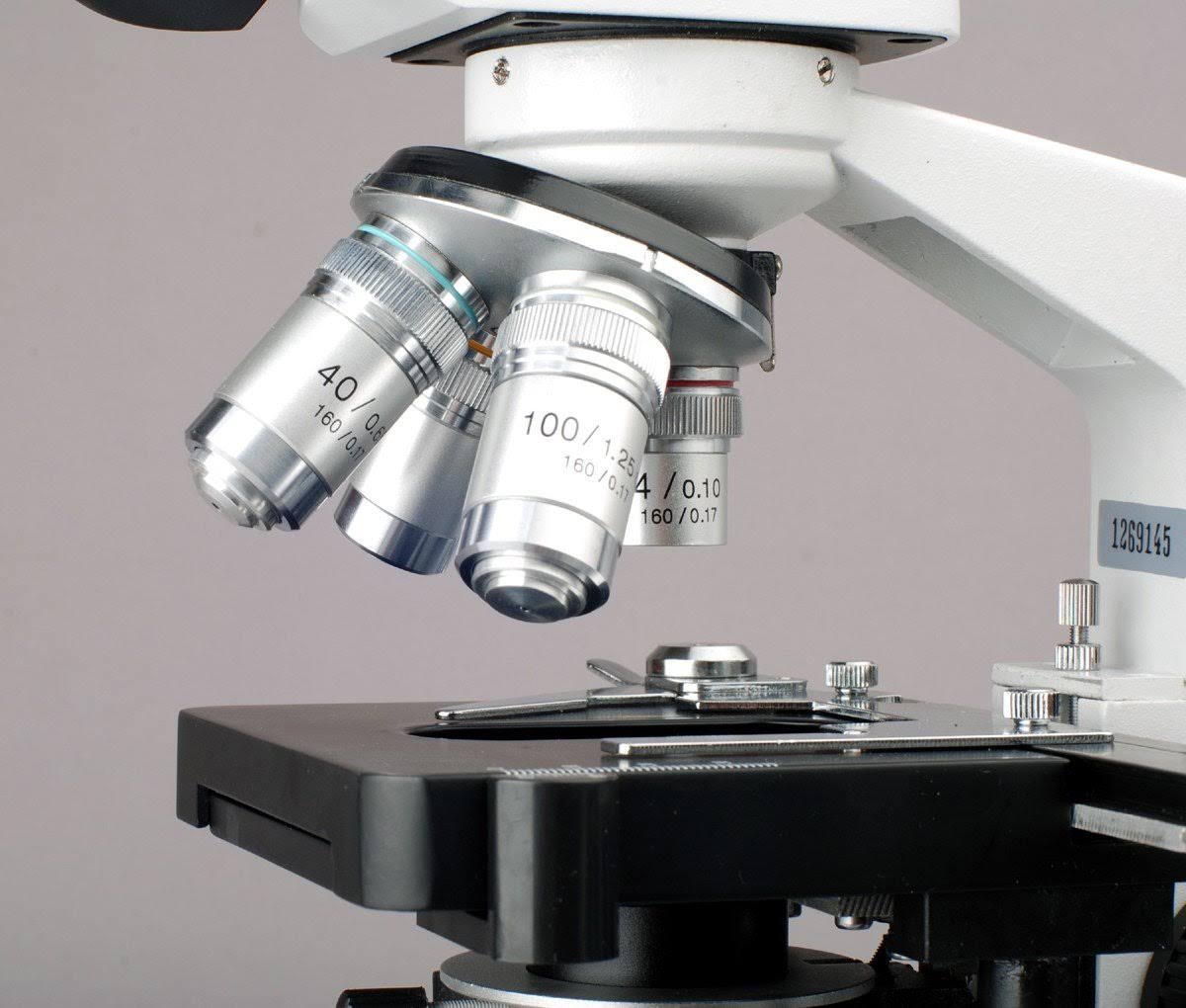 2000X LED Trinocular Compound Microscope with 3D Mechanical Stage and 9MP Camera U9879