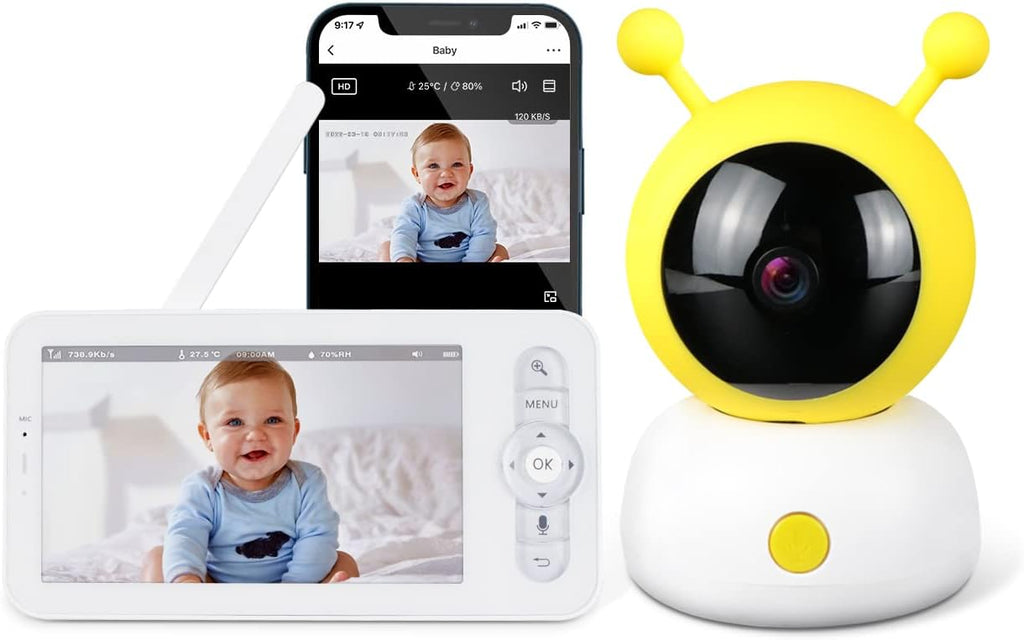 1080p WiFi Baby Monitor with App and Screen U2322