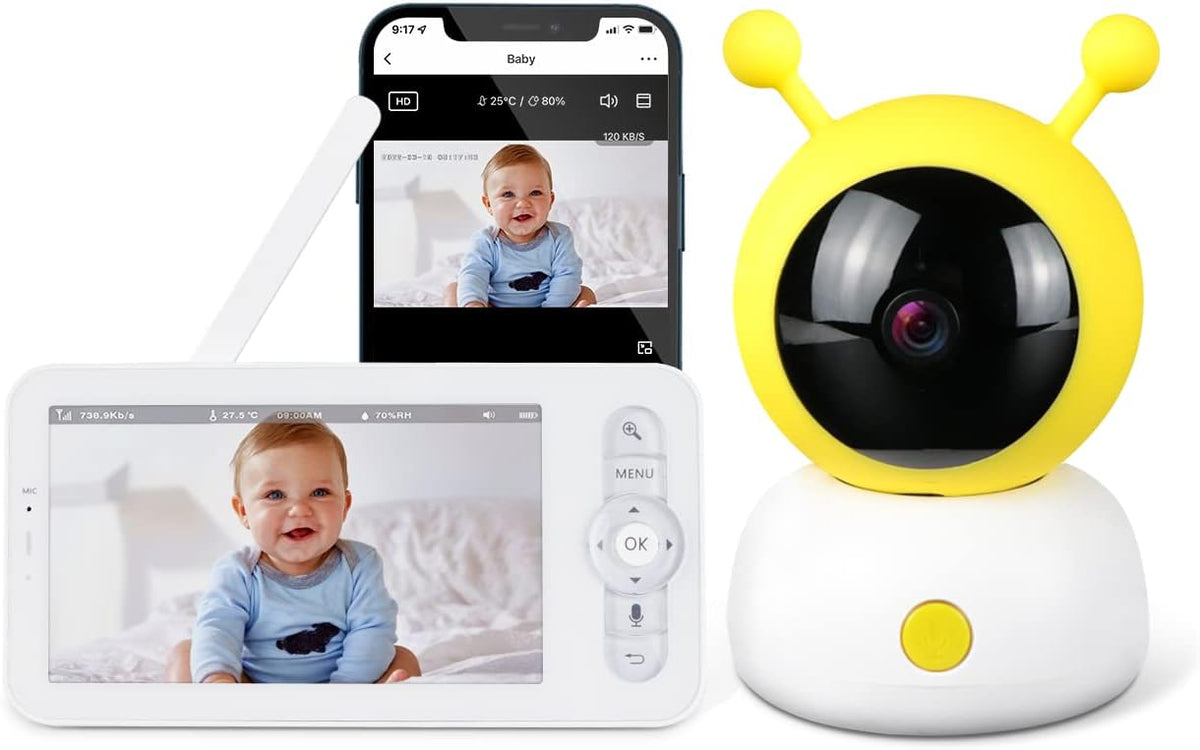 1080p WiFi Baby Monitor with App and Screen U2322
