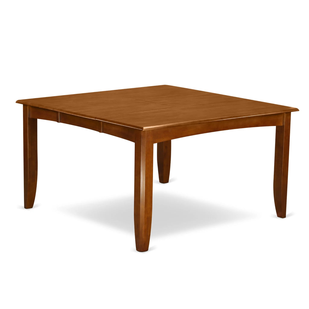 5 Pc Dining Room Set Square Table with Leaf and 4 Dining Chairs E24652