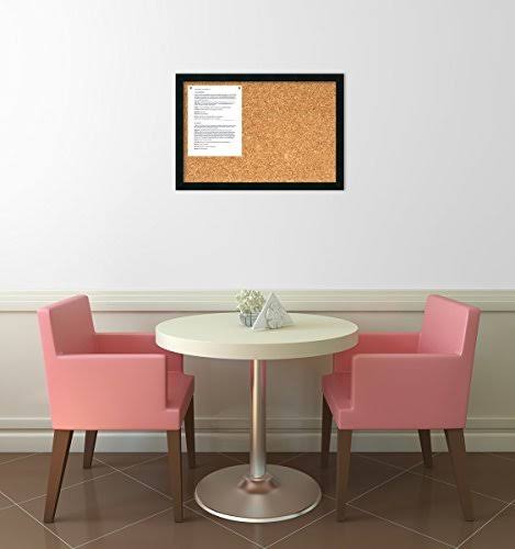 Black Framed Cork Board B20001