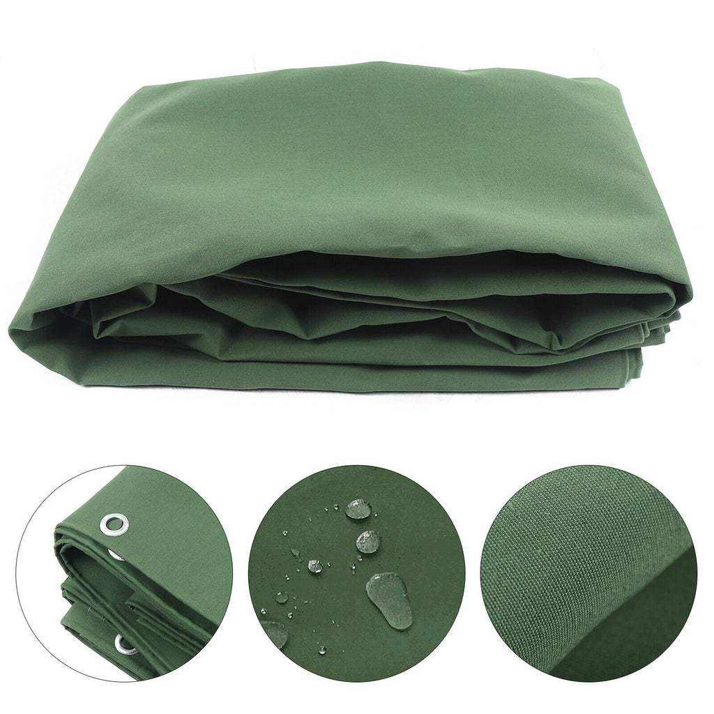 Waterproof Canvas Tarp Canopy Cover C446