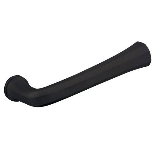 Satin Brass and Brown Single Right Hand Estate Lever C859339