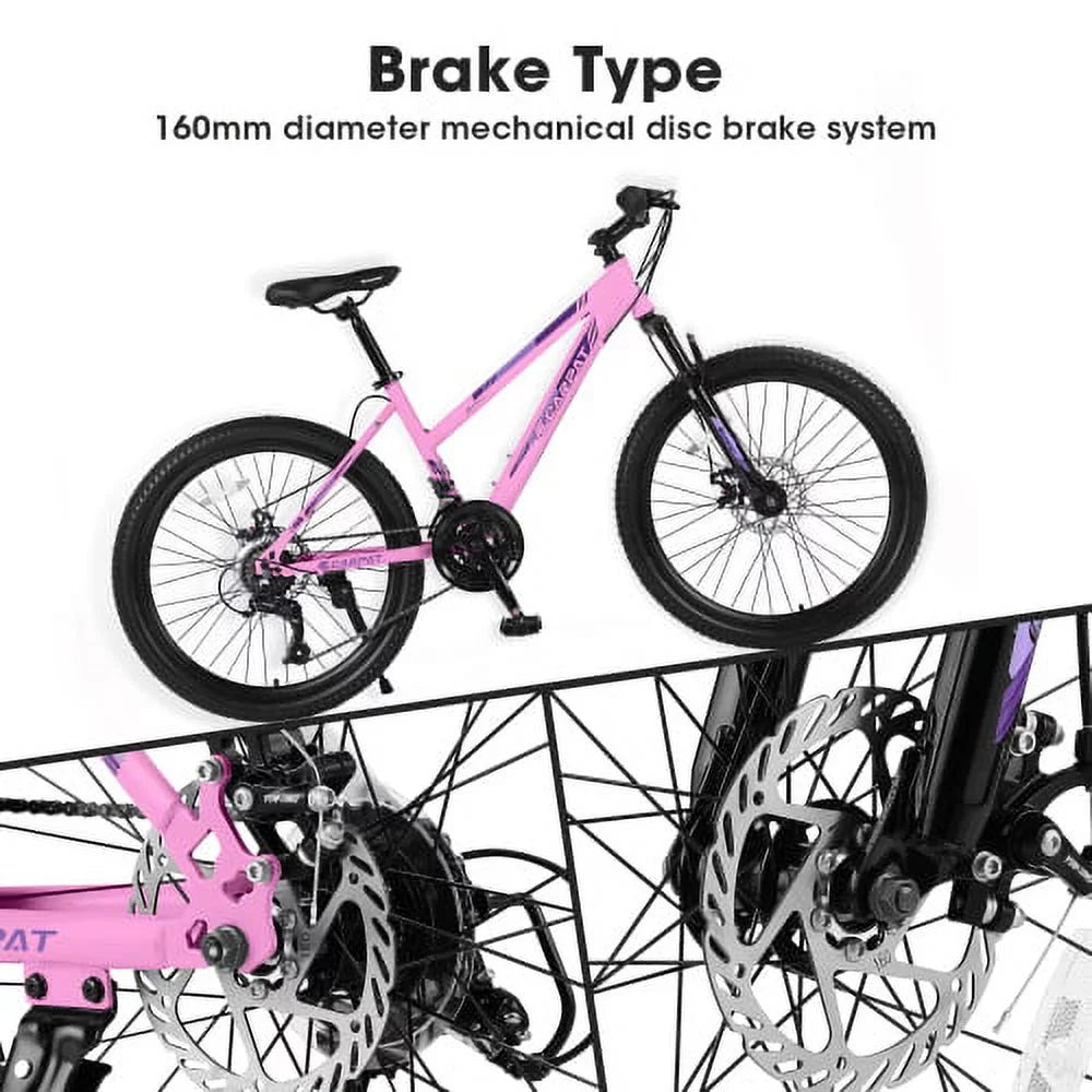 24 inch Pink Mountain Bike E5668