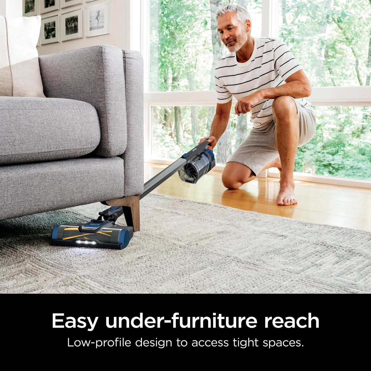 Cordless Stick Vacuum with Powerfins Brushroll M42108