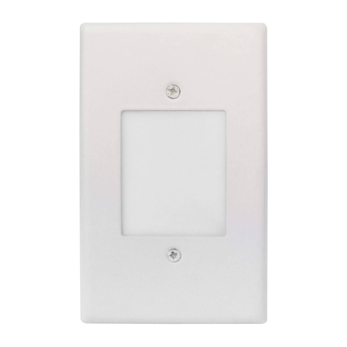 3 Pack White Angled Louver Step Light with Vertical/Horizontal Plate U8324