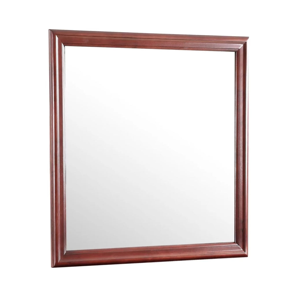 38 in. Square Wood Framed Dresser Mirror T88666