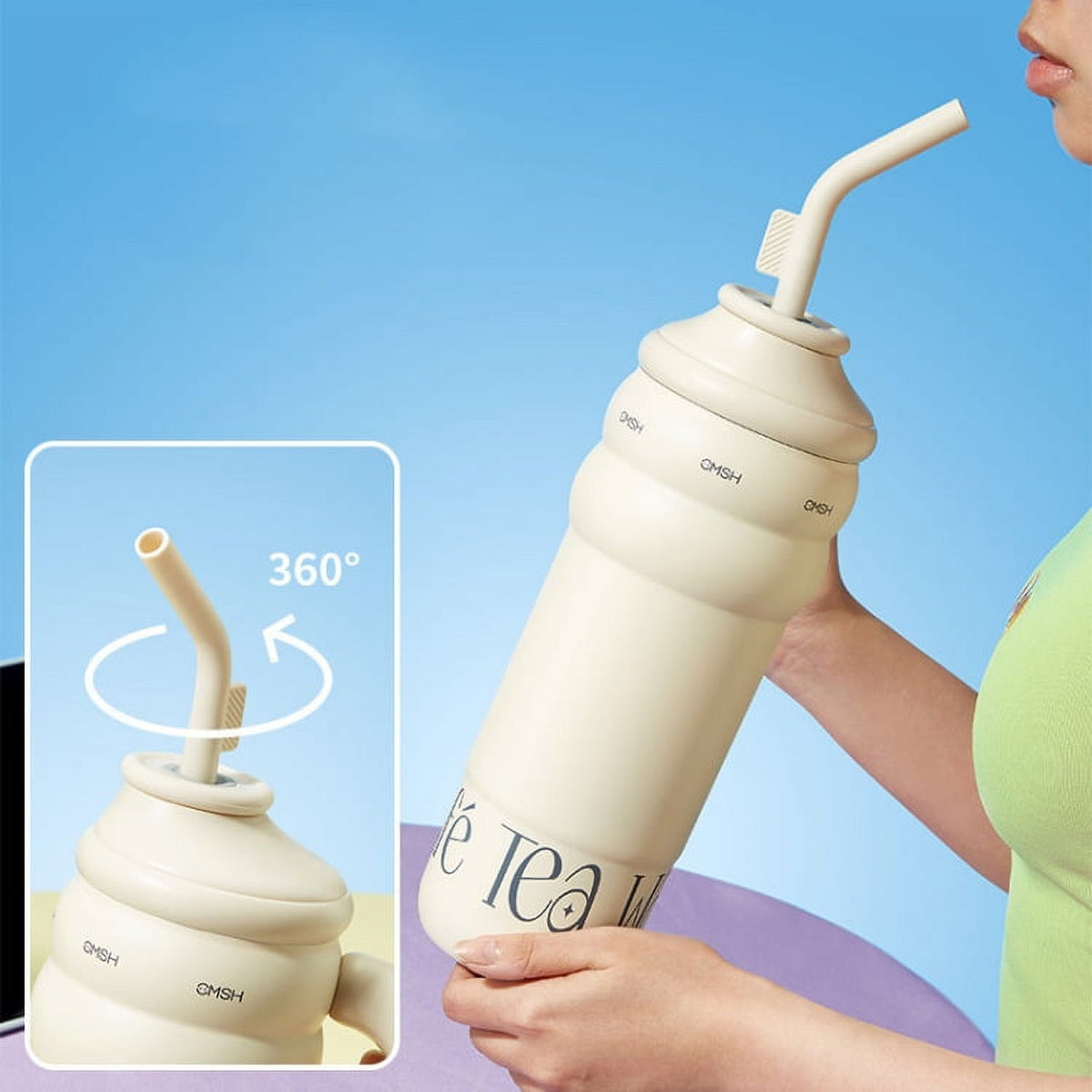 40 oz Stainless Steel Tumbler with Handle V742