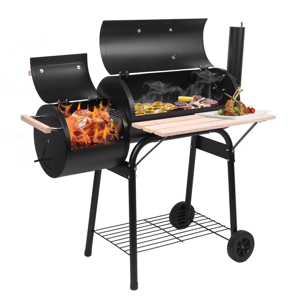 Charcoal Grill Offset Smoker Q557