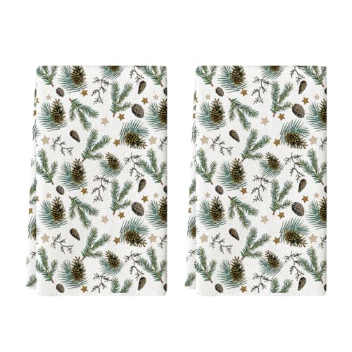 Christmas Kitchen Dish Towels 18x26 Inch Set of 2 W759715