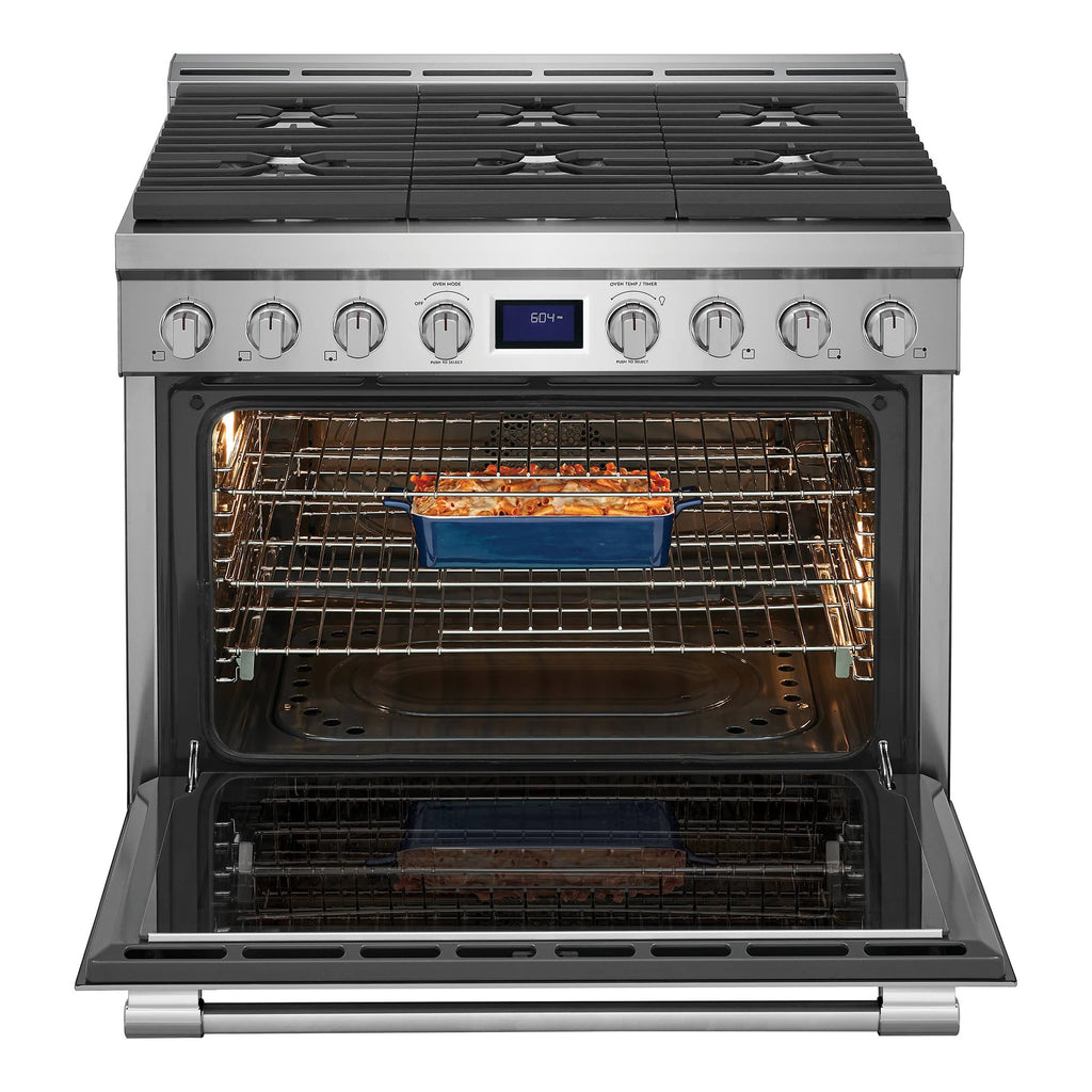 36 In. 4.4 Cu Ft. Stainless Steel Gas Freestanding Range P127994