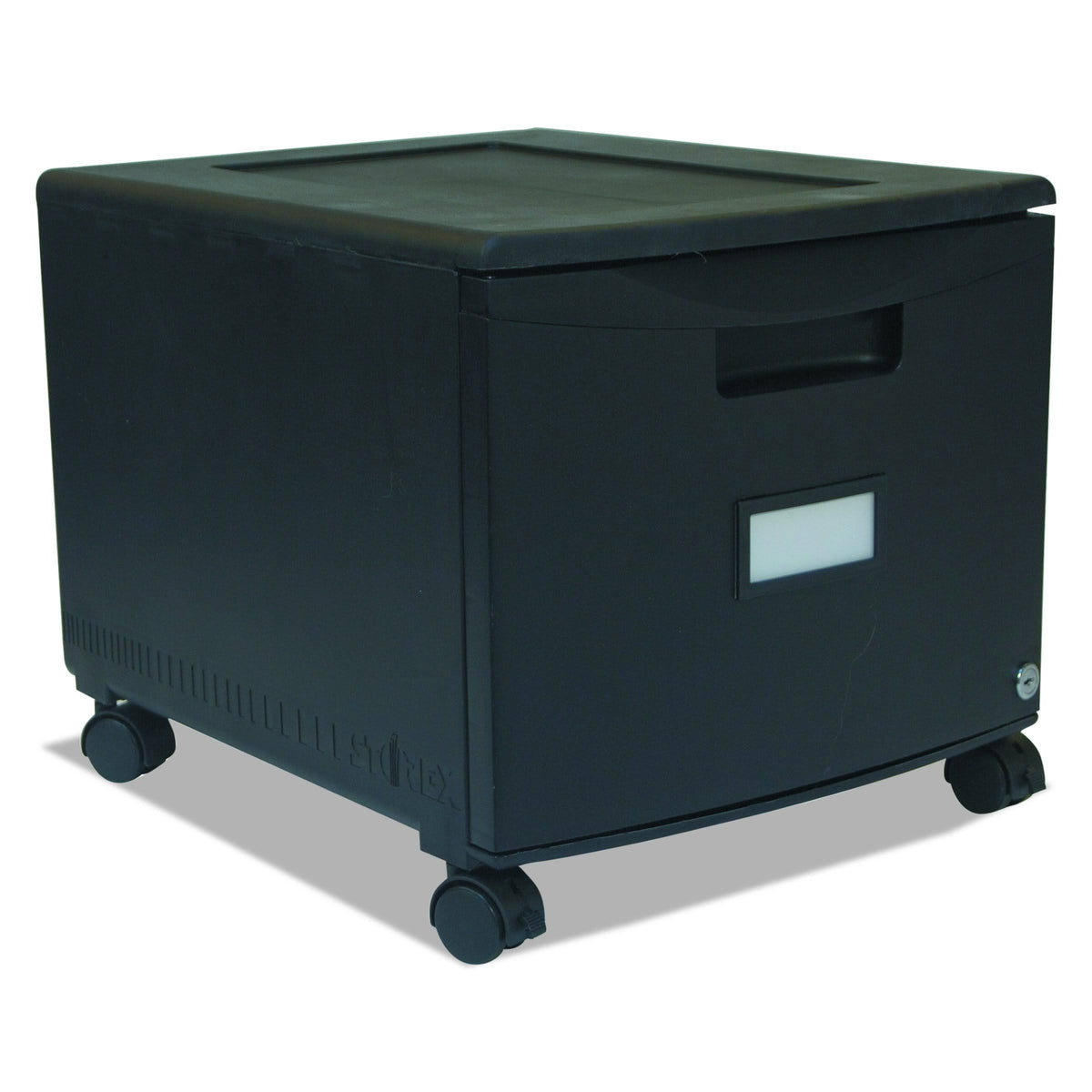 Black Single-Drawer Mobile Filing Cabinet G37456
