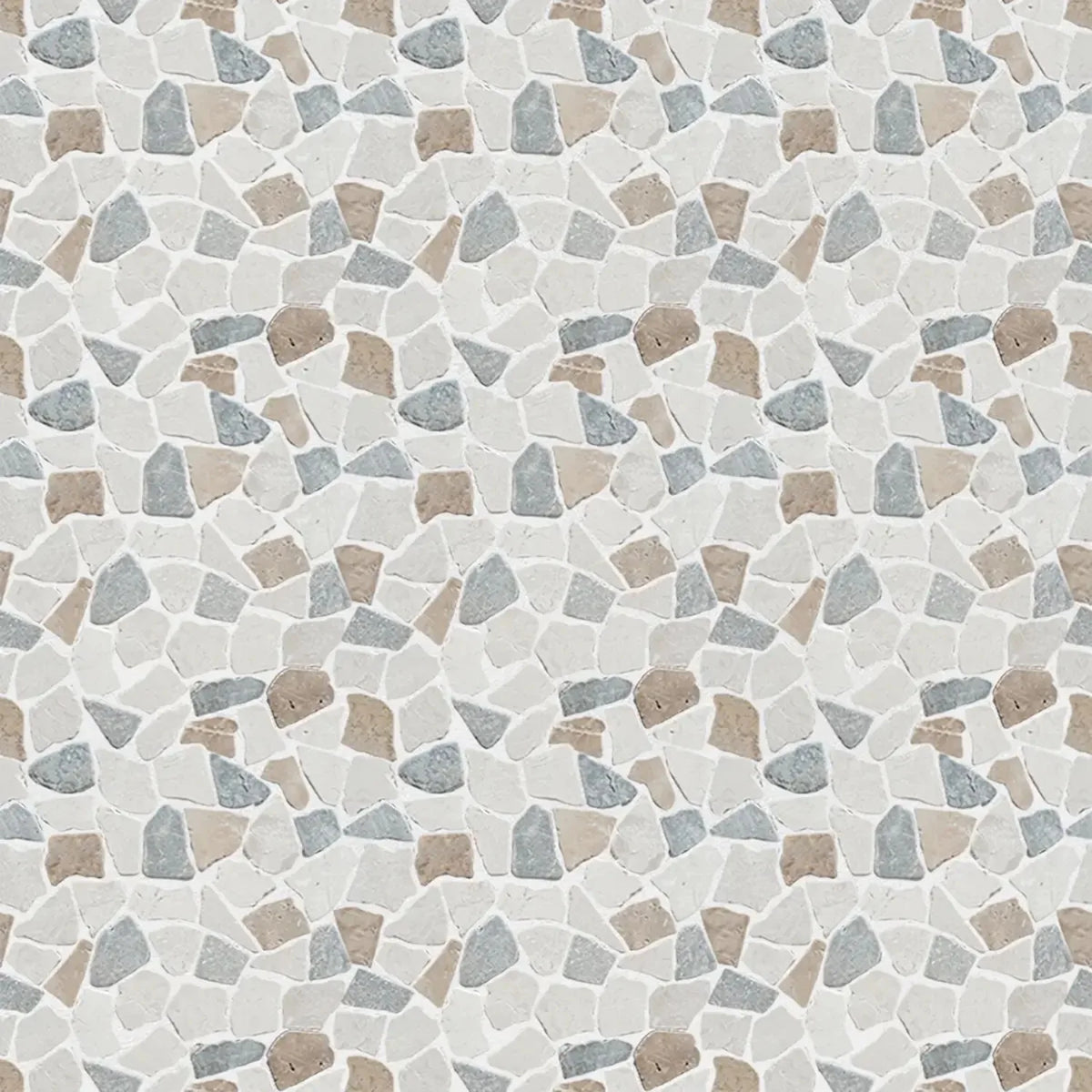 Sea Sand Mosaic Wall & Floor Tile 11.4" X 11.4" 5 tiles per case A866