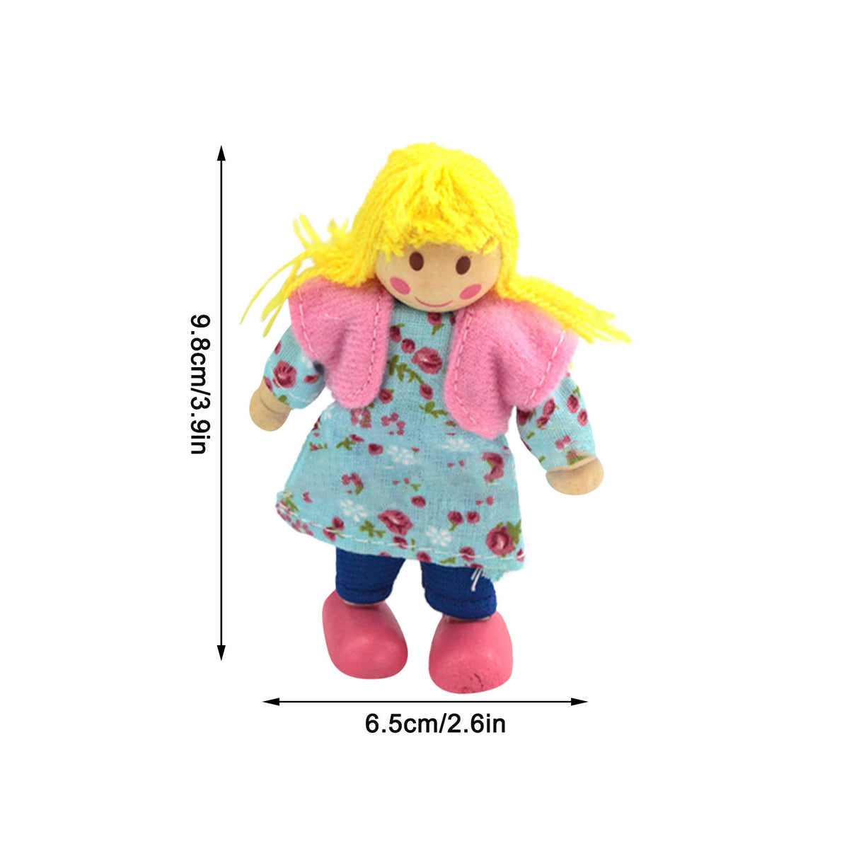 Miniature Dollhouse Accessories 7 People Set Doll Toys X24759