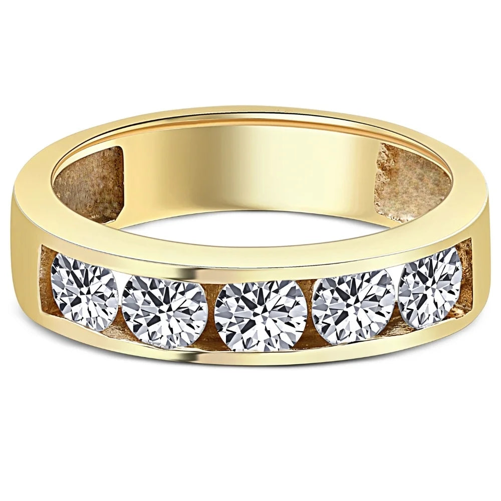 14K Gold Diamond Wedding Ring Q56611