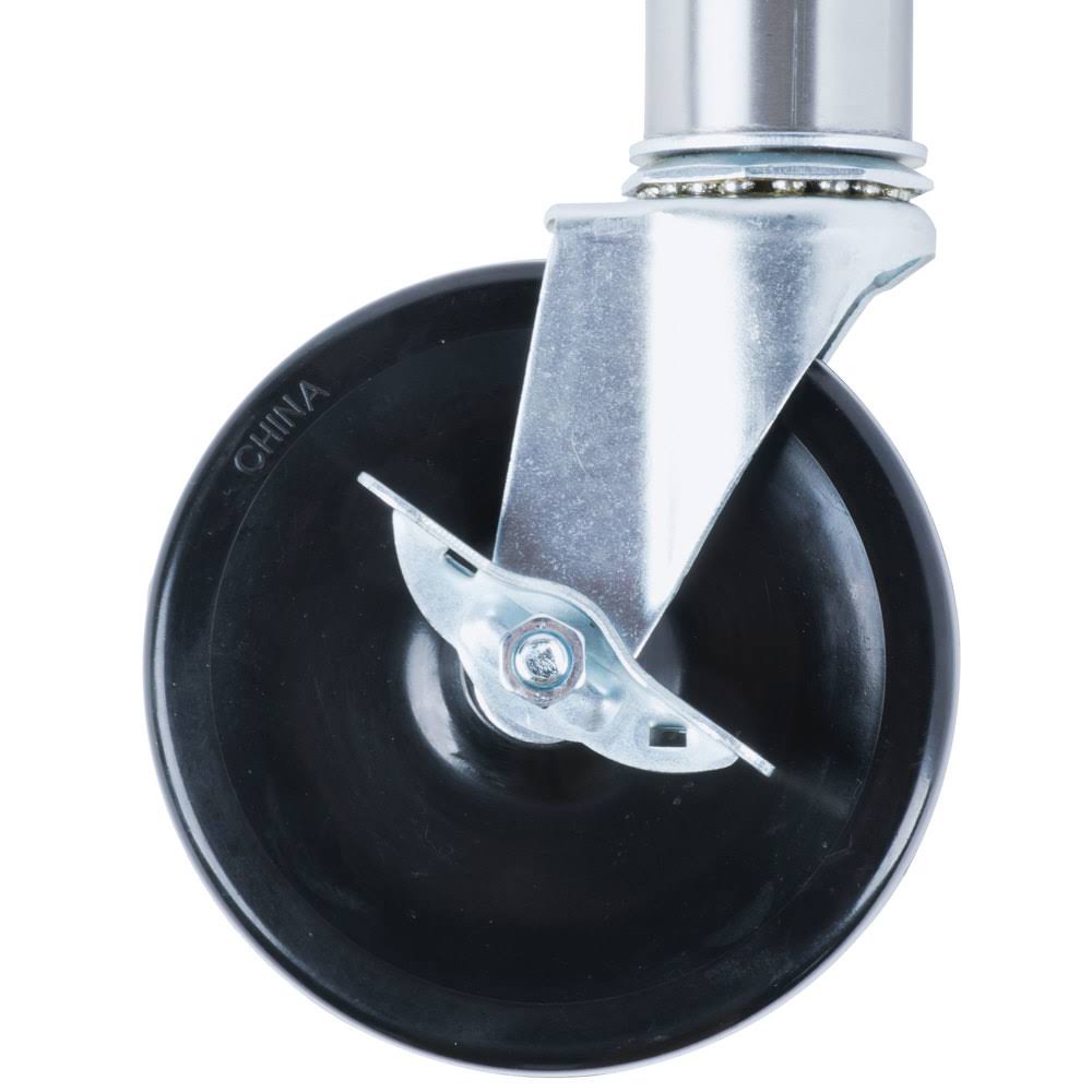 5x22 Food Table Stem Casters with Legs - 4/Set D569421